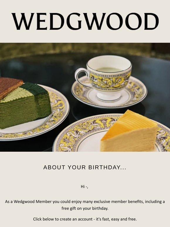 How about a free gift on your birthday?