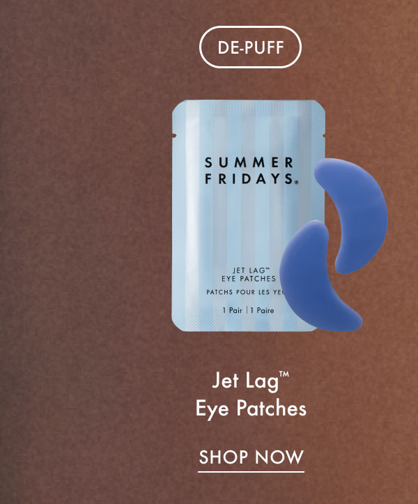 De-Puff with Jet Lag Eye Patches - Shop Now