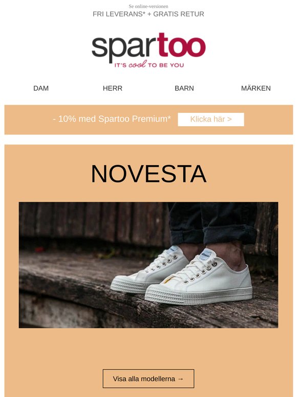 Klara...färdiga...öppna! 🟢 Fri frakt på Novesta, Havaianas, BOSS, Be Only, Bugatti, Replay, Emporio Armani