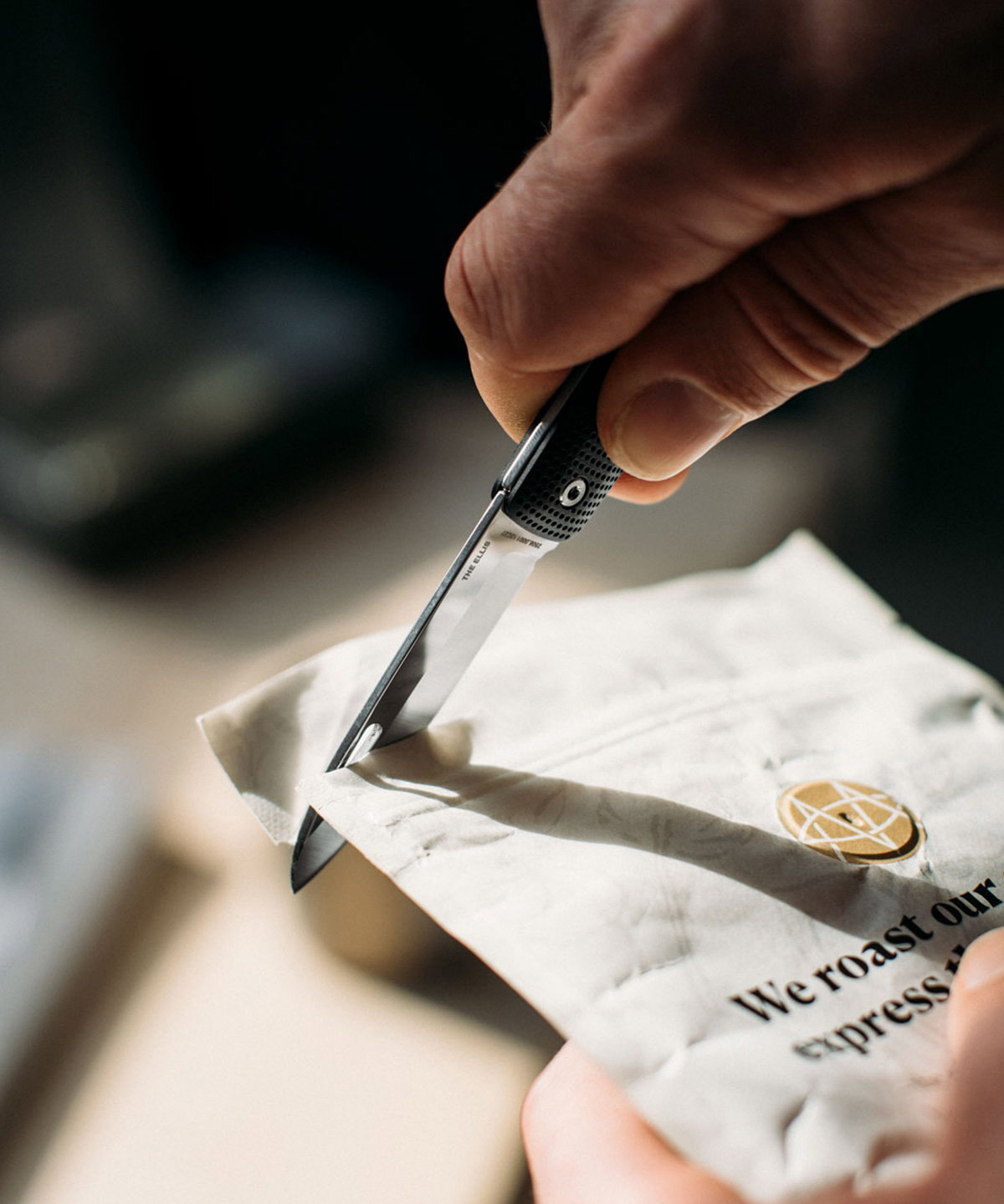 The Ellis slicing coffee bag