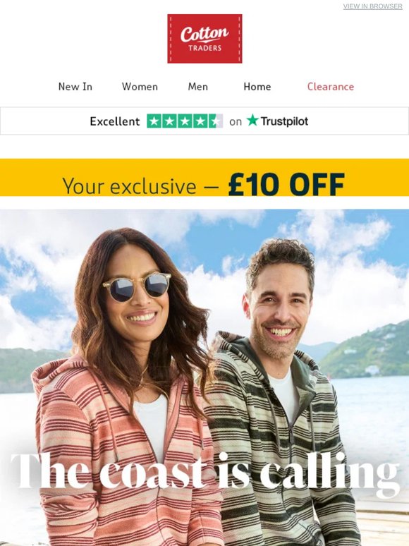 Still time for £10 OFF. Your exclusive! ⏱️