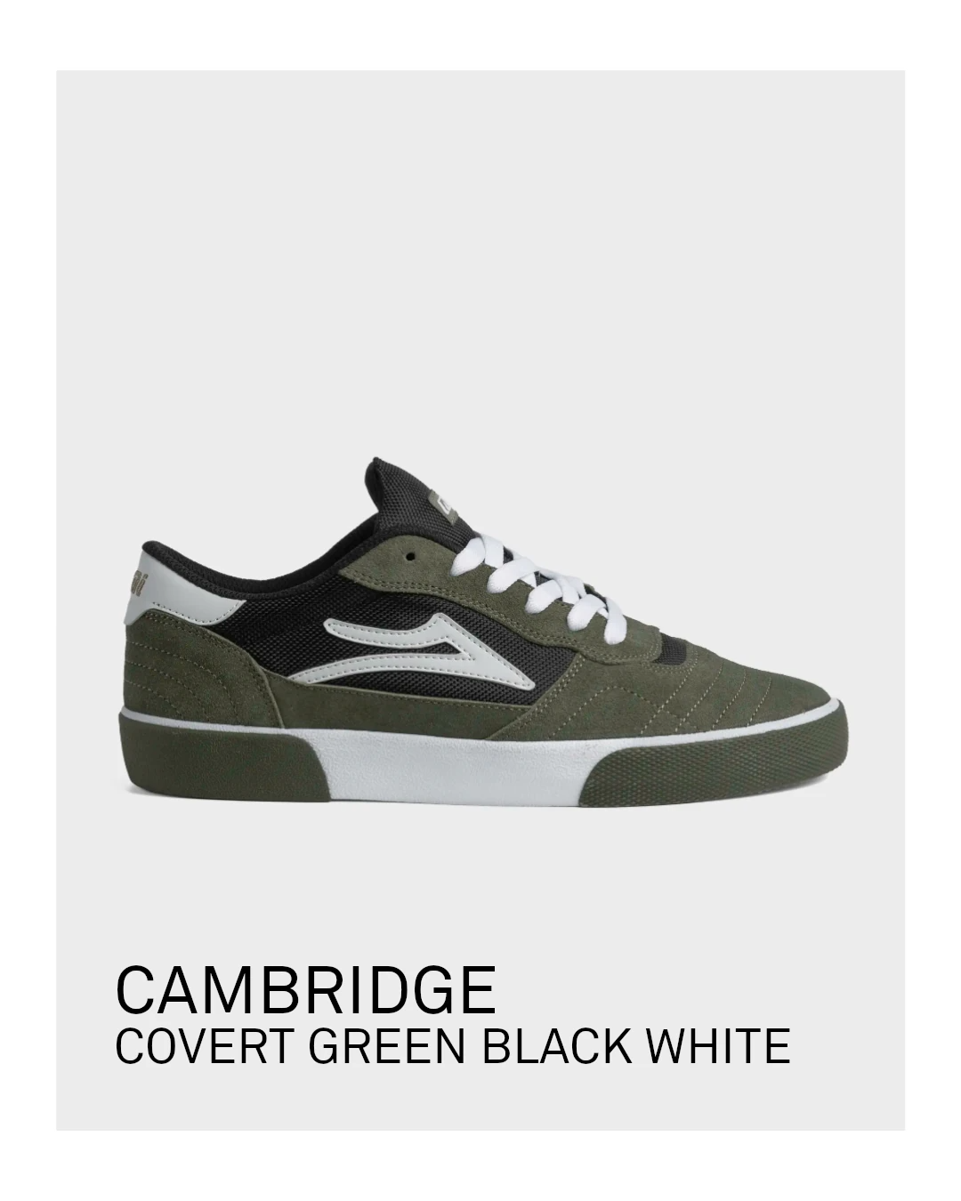 CAMBRIDGE - COVERT GREEN BLACK WHITE