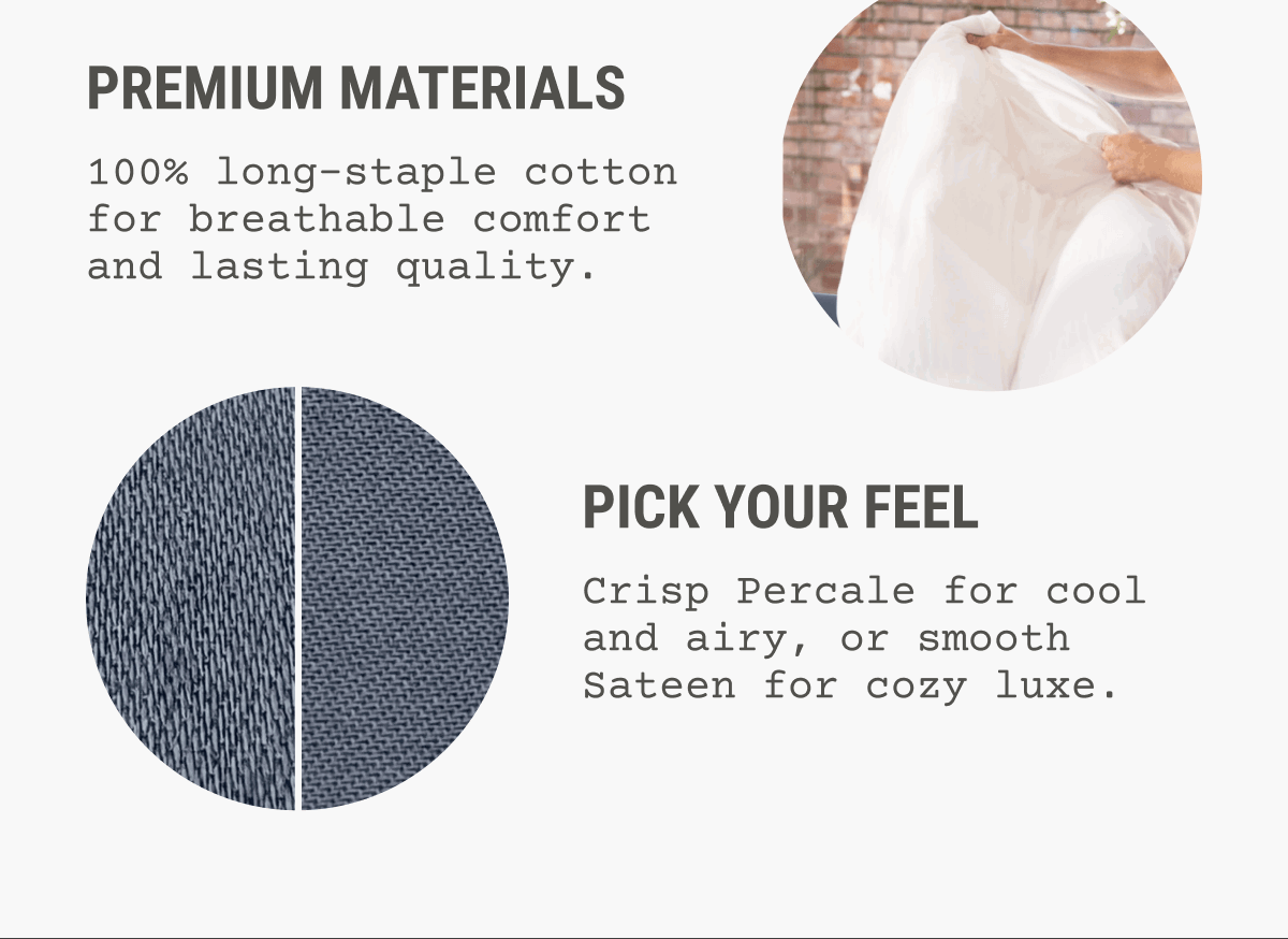 Premium materials