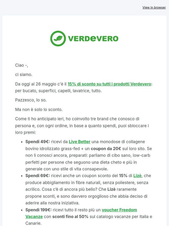 Ecco come funziona l'Offerta a Premi