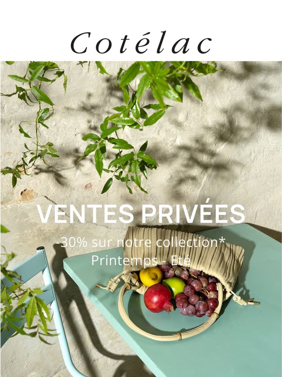 VENTES PRIVÉES : Préparez votre panier !