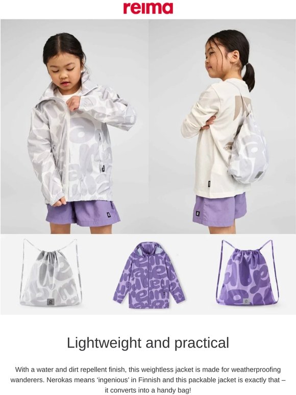 A jacket that turns into a bag