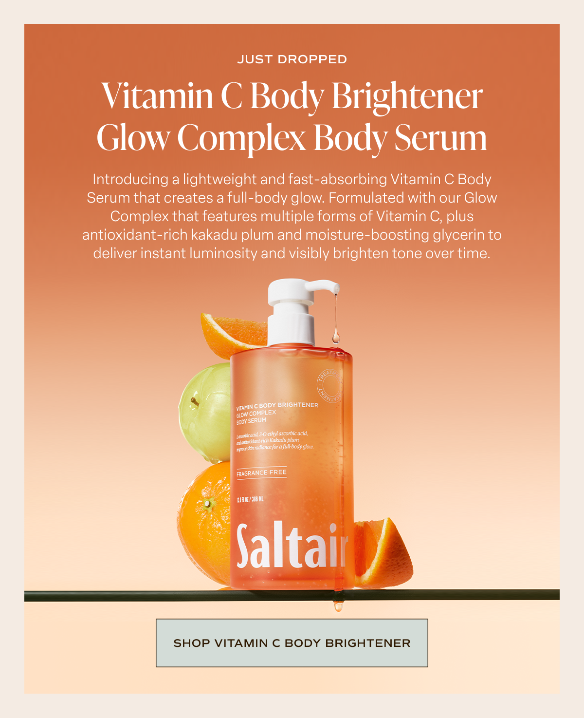 VITAMIN C BODY BRIGHTENER GLOW COMPLEX BODY SERUM