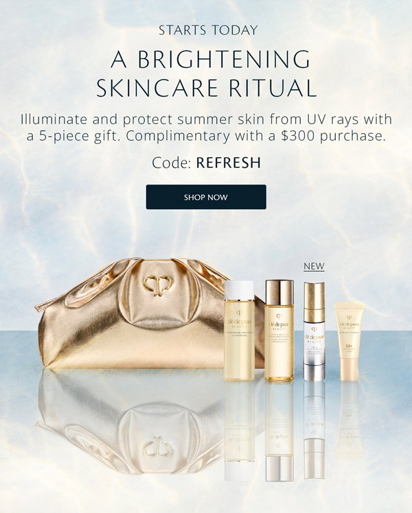 A brightening skincare ritual
