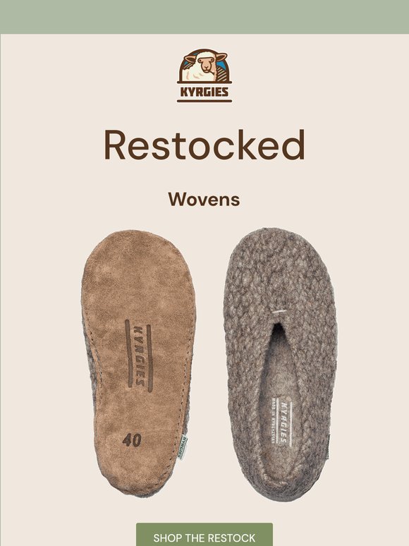 Restocked: Just in time for warmer days