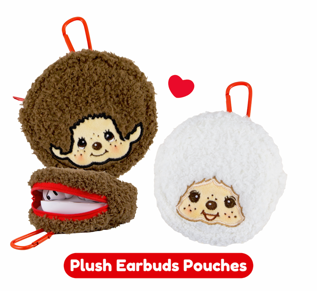 NEW Monchhichi™ Plush Earbud Pouches | Exclusively By Sonix