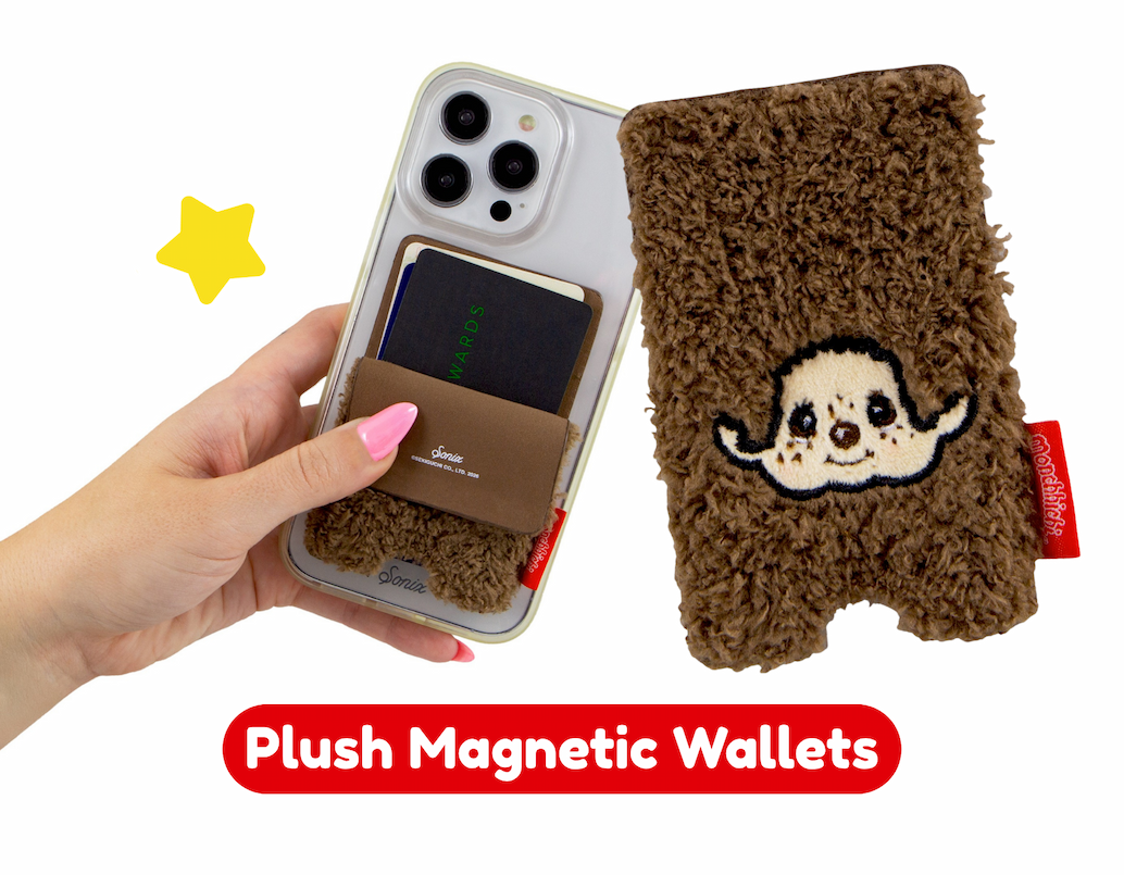 NEW Monchhichi™ Plush Magnetic Wallets | Exclusively By Sonix