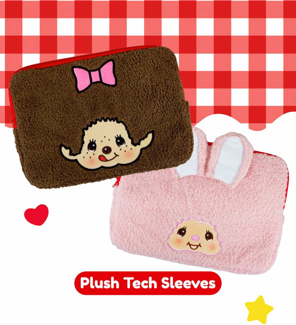 NEW Monchhichi™ Plush Tech Sleeves | Exclusively By Sonix