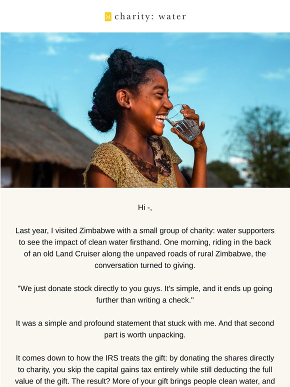 A Giving Strategy I Learned in Zimbabwe