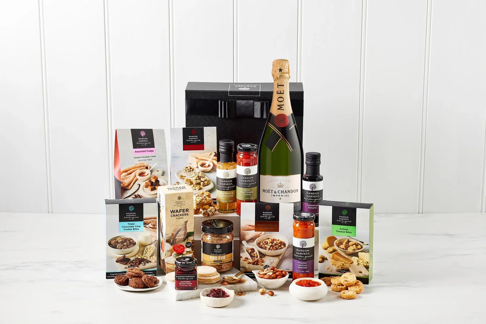 Image of Gourmet Foodie with Moët Champagne