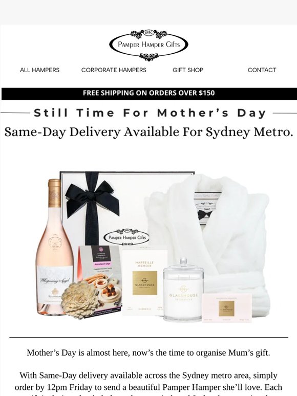 Same-Day Delivery for Mother's Day (Sydney)!