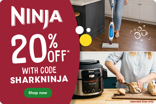 20% off with code SHARKNINJA