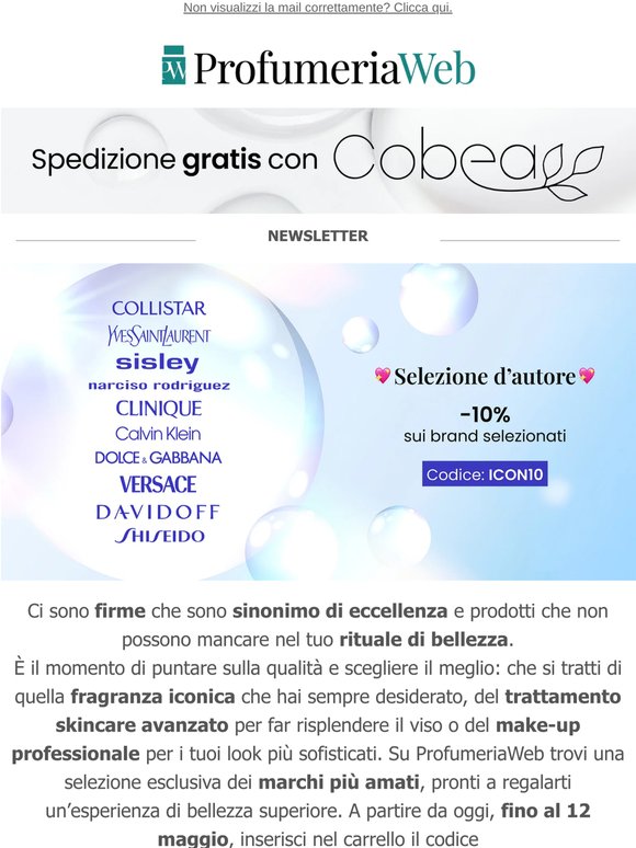 ✨ -10% extra sui tuoi brand preferiti