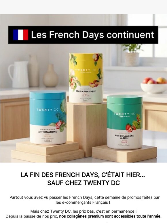 Les French Days continuent...