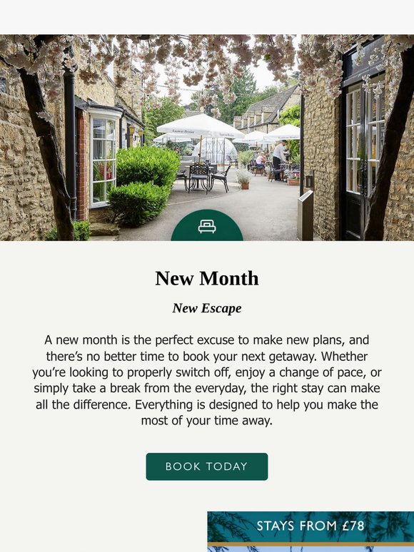 Don’t wait – your next break starts today