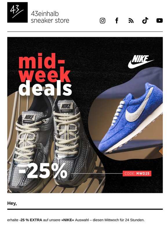 ✅ Midweek Deals: THE »NIKE« BRAND EDITION!