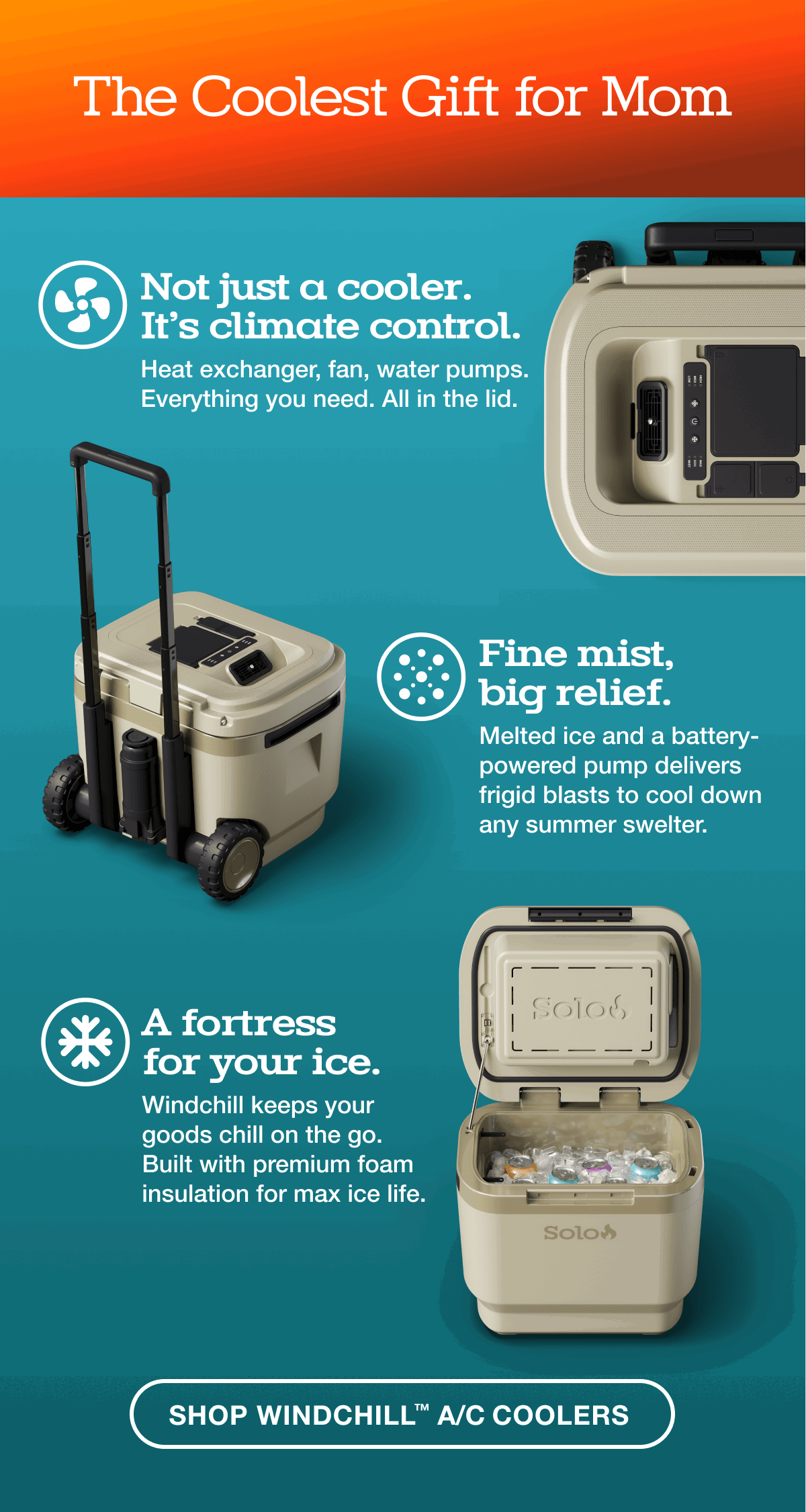 Windchill 47 Cooler + Mobile A/C