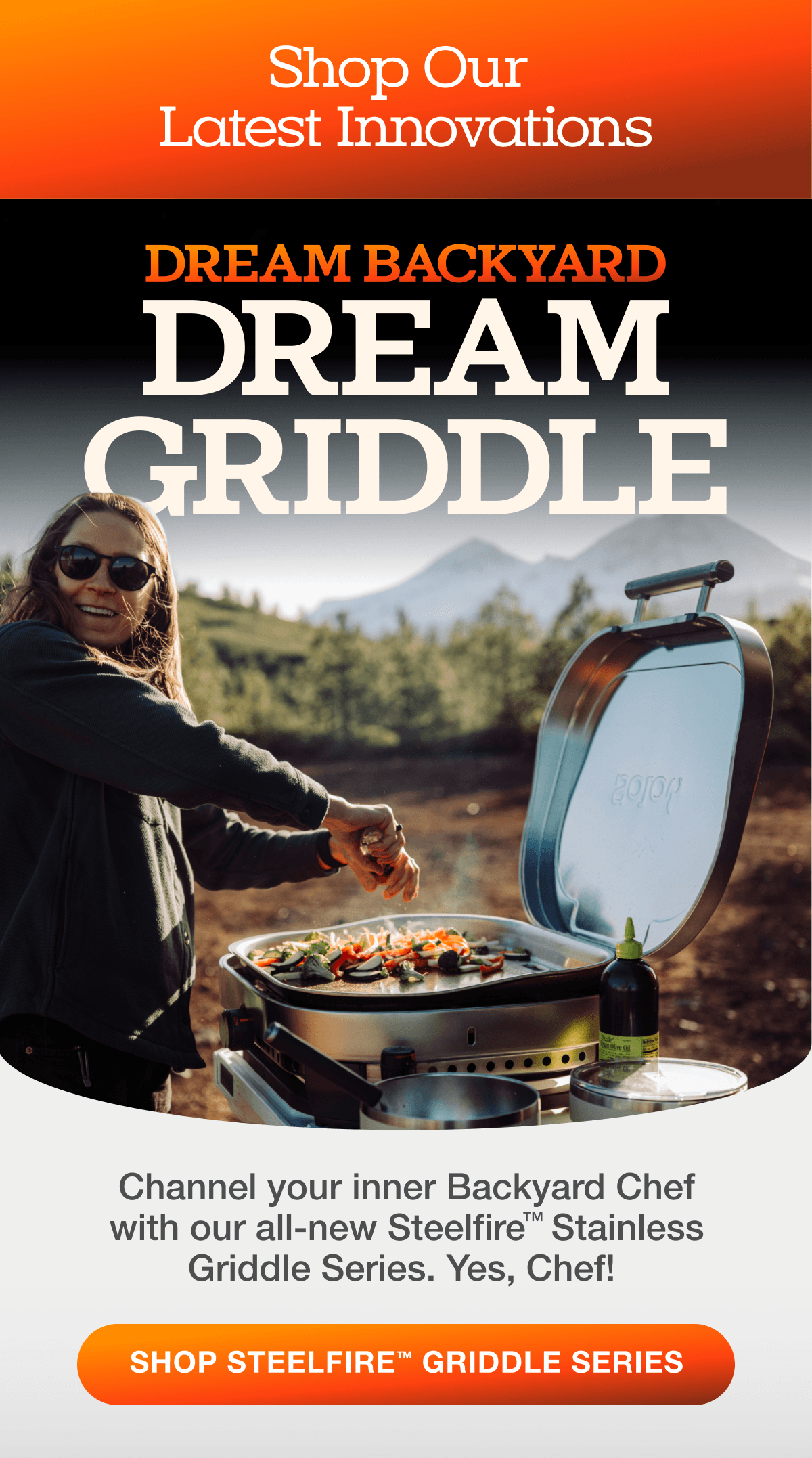 Steelfire 22 Stainless Griddle