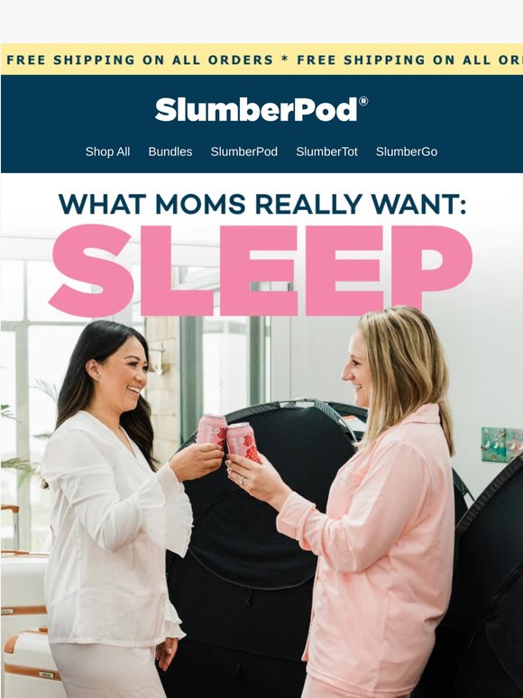 What moms REALLY want 💙 (hint: it’s sleep)