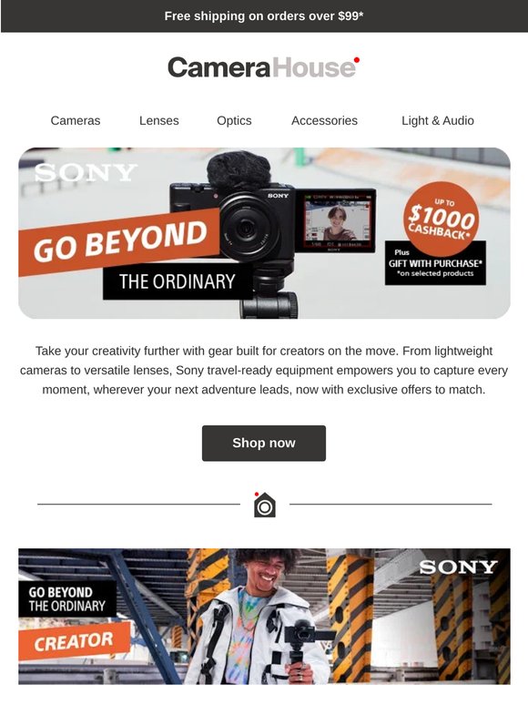 ✈️ Capture your adventures: SONY creator and travel deals await!