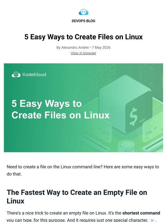 5 Easy Ways to Create Files on Linux