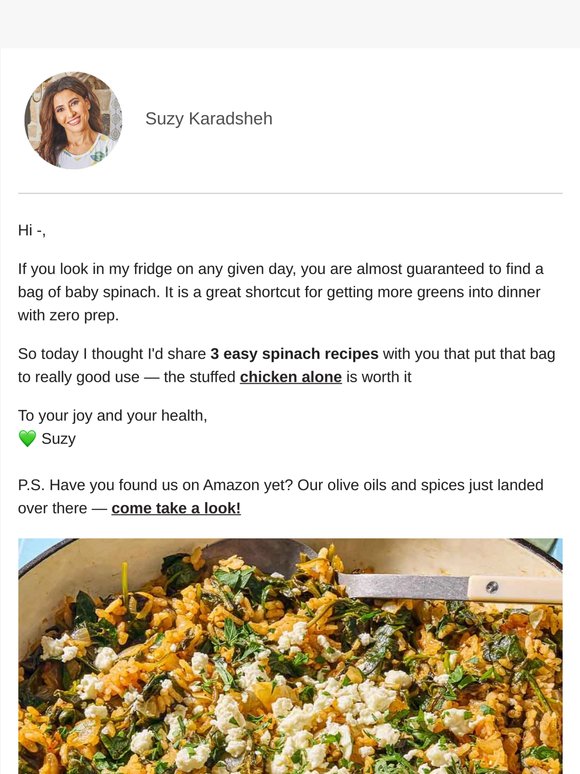 🍃3 Things to Make with That Bag of Spinach