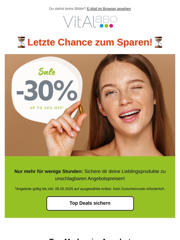 ⌛️ Final Call: Verpasse nicht die letzten Stunden unseres Sales!