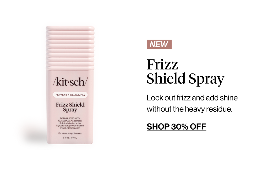 Humidity-Blocking Frizz Shield Spray Lock out frizz and add shine without the heavy residue.