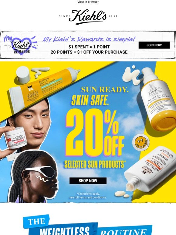 20% off select products!