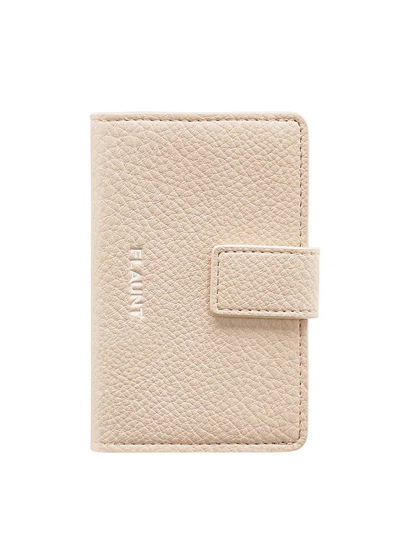 Image of Nude Faux Leather MagSafe Wallet