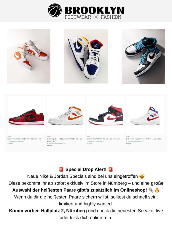 🚨 NUR BEI UNS: Nike & Jordan Specials (Limitierte Editionen!) 🔥