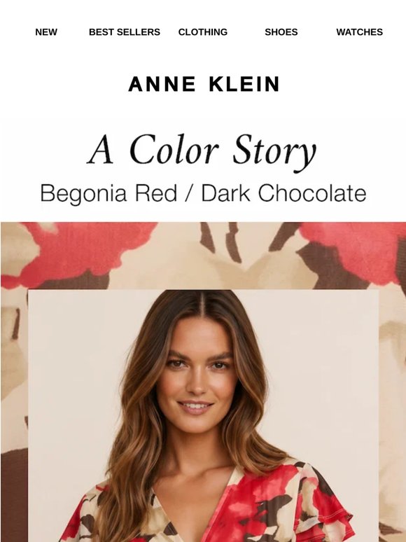 Trending ✨ Begonia Red & Dark Chocolate