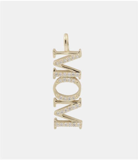 THE MOM DIAMOND CHARM
