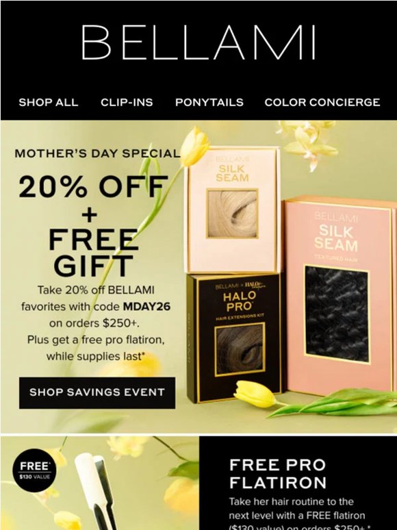 Double the Perks: 20% Off $250+ & Free Gift