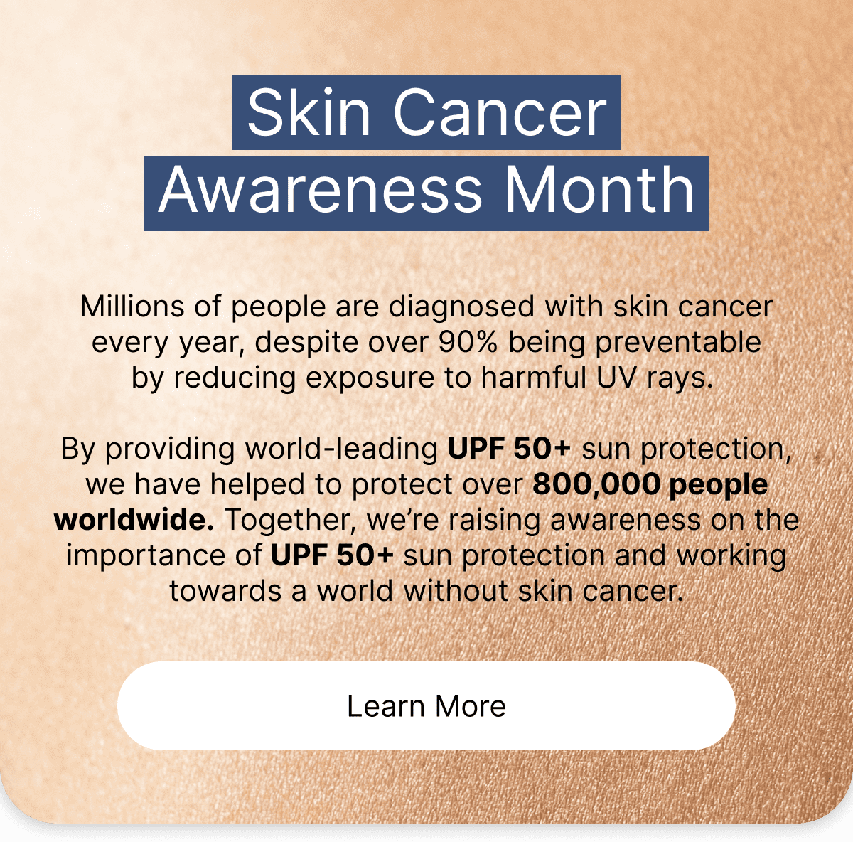 Skin Cancer Awareness Month