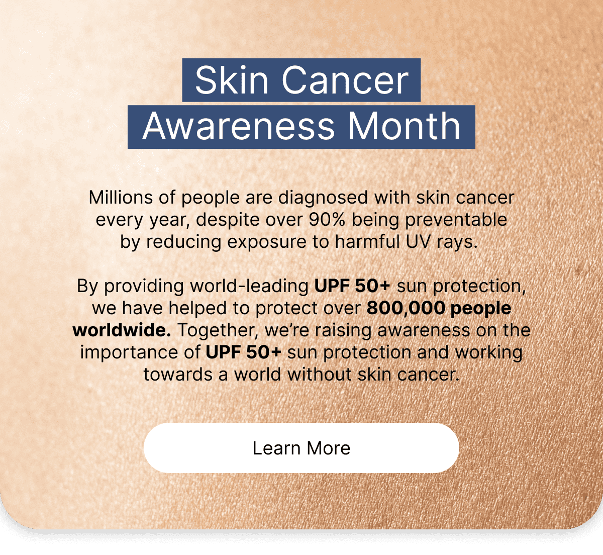 Skin Cancer Awareness Month