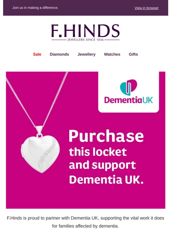 We're proud partners of Dementia UK