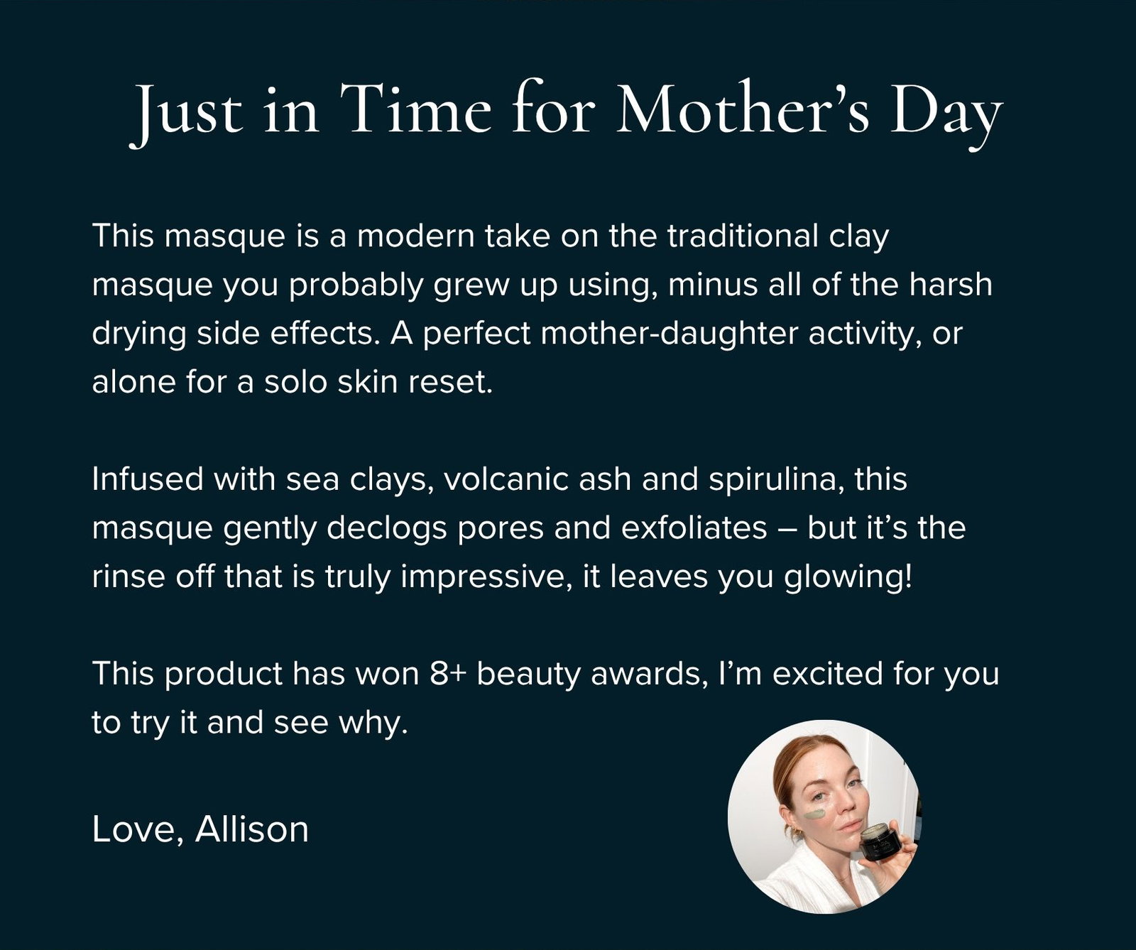Just in Time for Mother's Day