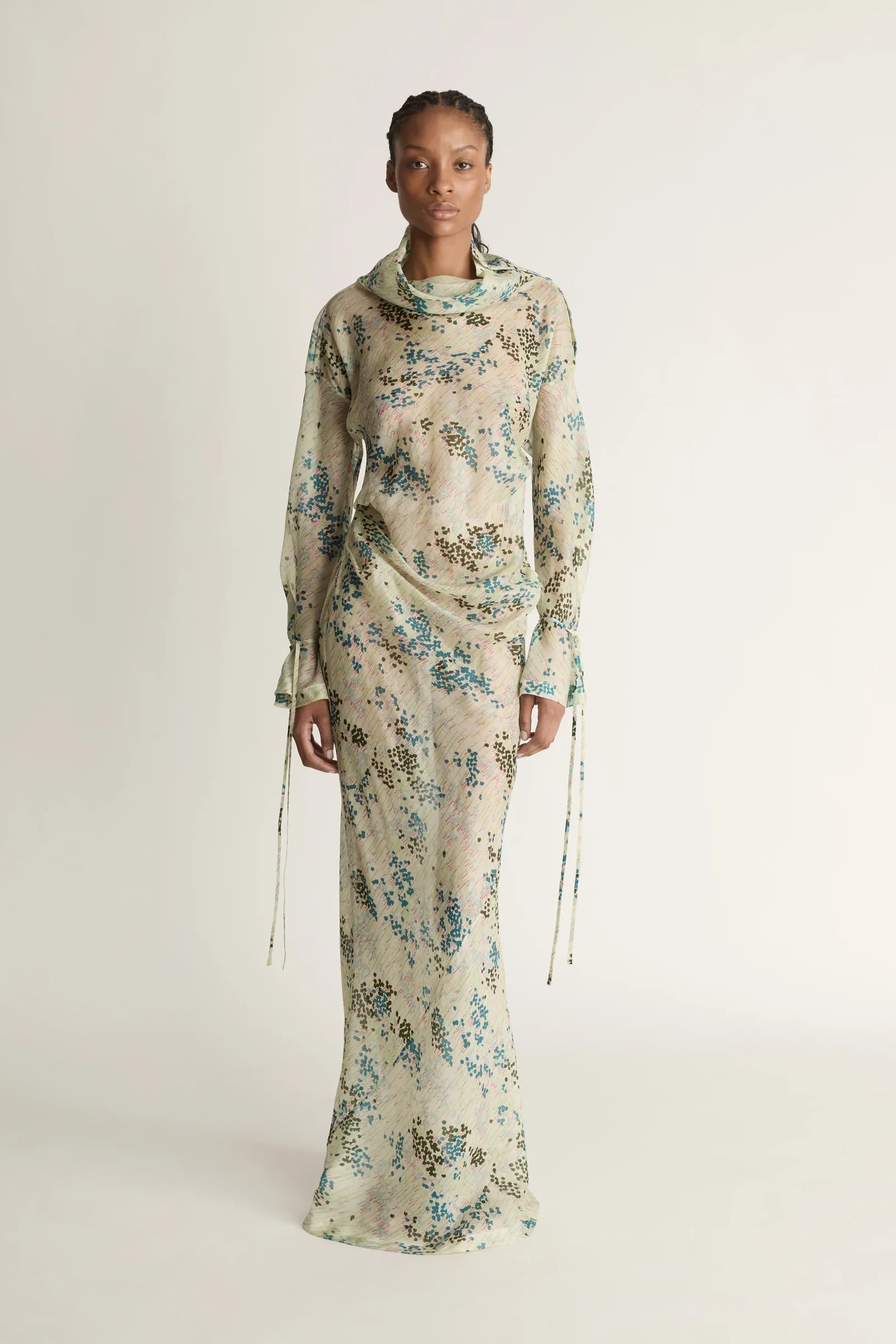 Image of Willow Silk LS Dress