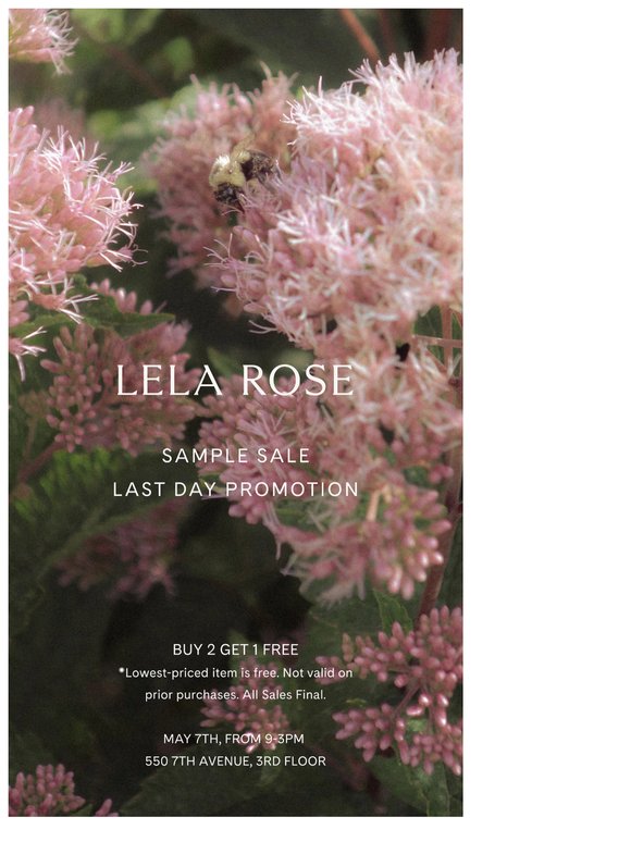 Lela Rose Spring 2026 Sample Sale | Final Day