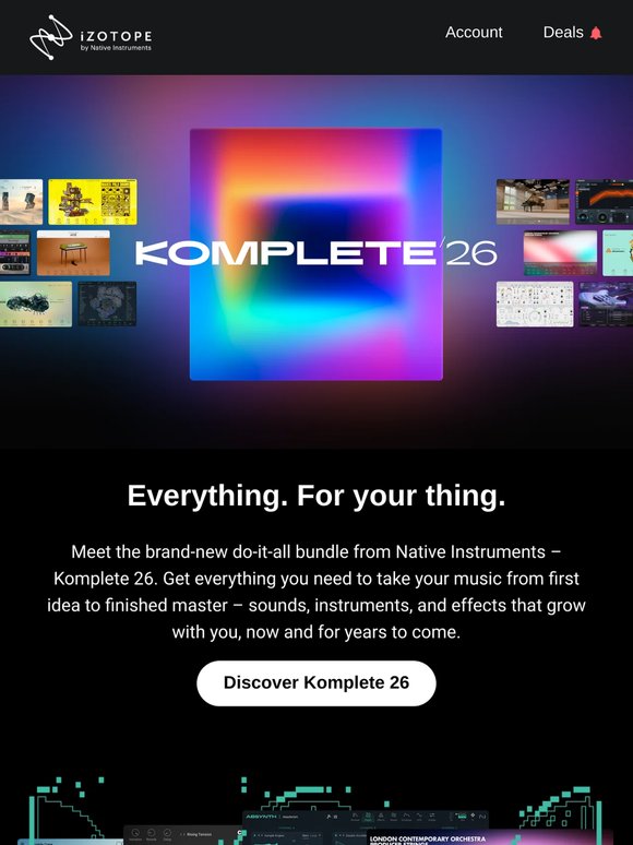 🆕 Native Instruments Komplete 26