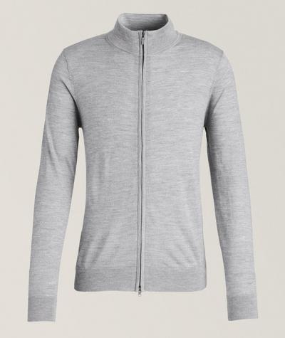 Patrick Assaraf - Merino Wool Full-Zip Sweater