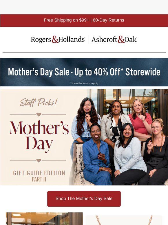 Our Staff's Top Gifts for Mom