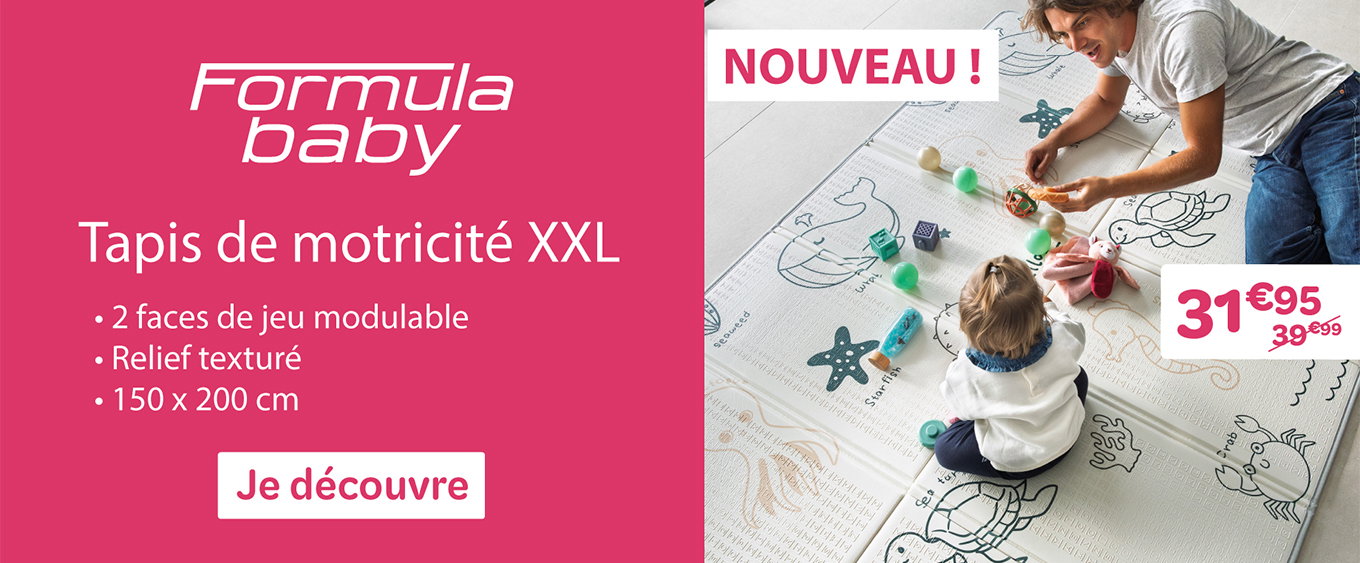 Tapis de motricité XXL de Formula baby