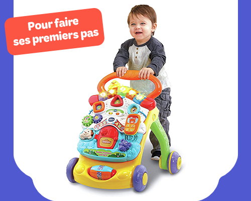 Super Trotteur parlant 2 en 1 Orange de Vtech
