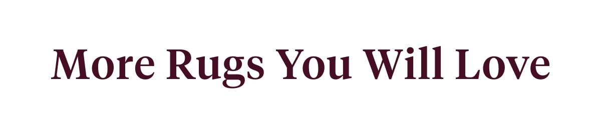 More Rugs You Will Love